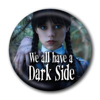 Wednesday Dark Side - przypinka