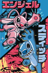 Stitch Japanese Combo - plakat