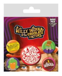 Willy Wonka and The Chocolate Factory - przypinki