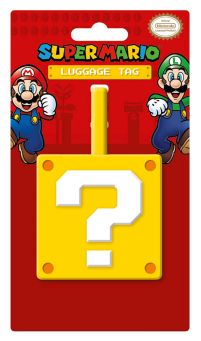 Super Mario Question Mark Block - zawieszka na bagaż