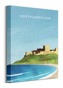 Northumberland, Bamburgh Castle - obraz na płótnie