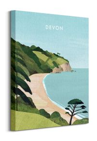 Devon, Blackpool Sands - obraz na płótnie
