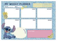 Disney Stitch Tropical - planer tygodniowy A4