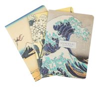 The Great Wave Of Kanagawa Hokusai - 3 zeszyty A6