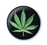 Cannabis Leaf - przypinka