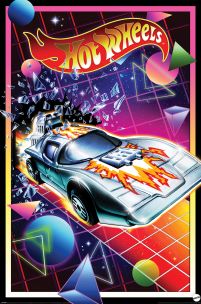 Hot Wheels Retro Blast - plakat