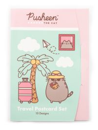 Pusheen Travelling - pocztówki