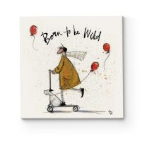 Obraz na płótnie malarki Sam Toft pod tytułem Born to be Wild