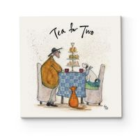 Obraz na płótnie zatytułowany Tea for Two autorstwa Sam Toft