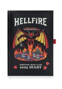 Stranger Things Hellfire Club - kalendarz książkowy A5 2025