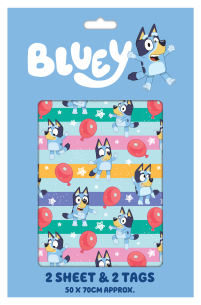 Bluey - zestaw do pakowania prezentów