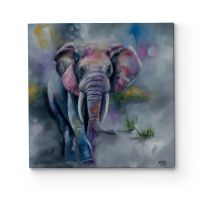 Elephant Stride - obraz na płótnie