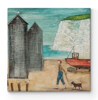 Gull Wharf - obraz na płótnie 30x30 cm