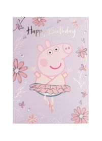 Peppa Pig General - kartka urodzinowa