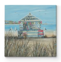 Beach Ice Cream - obraz na płótnie