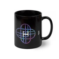 K-Pop Demon Hunters Huntrix Logo - czarny kubek