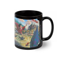 Harry Potter Quidditch - czarny kubek