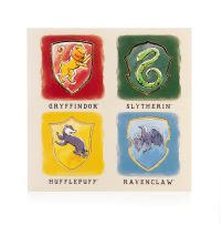 Harry Potter Herby Domów - kartka urodzinowa