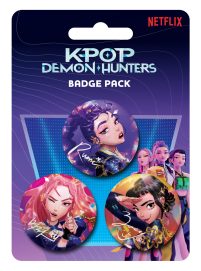 K-Pop Demon Hunters Huntrix - przypinki