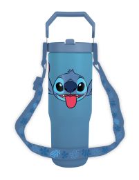Lilo i Stitch Stitch - kubek termiczny ze smyczą