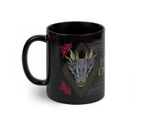 House Of The Dragon Ród Smoka - czarny kubek