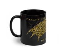 Ród Smoka Targaryen - czarny kubek