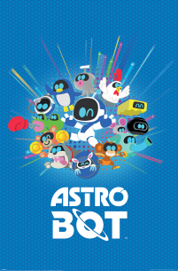Playstation Astro Bot Friends - plakat