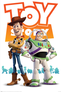 Toy Story Chudy i Buzz Astral - plakat