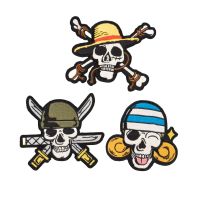 One Piece - zestaw 3 naszywek, naprasowanek