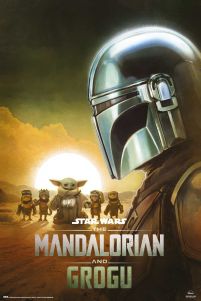Gwiezdne Wojny Star Wars The Mandalorian And Grogu Din Djarin - plakat