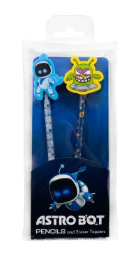 Astro Bot Astro and Alien - 2 ołówki z gumkami do mazania