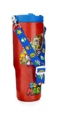 Super Mario - kubek termiczny ze smyczą