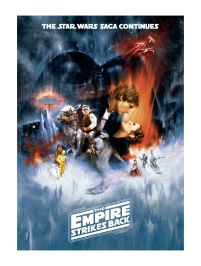 Star Wars Gwiezdne Wojny Empire Strikes Back - pocztówka