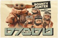 Gwiezdne Wojny Mandalorian Grogu Bounty Hunter - plakat