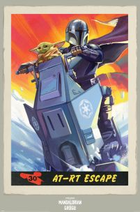 Gwiezdne Wojny Grogu At-Rt Escape - plakat