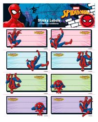 Marvel Spiderman - naklejki na zeszyt