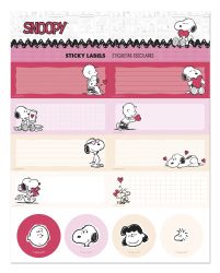 Snoopy Love Season - naklejki na zeszyt