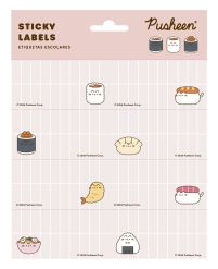 Pusheen Sushi Roll - naklejki na zeszyt