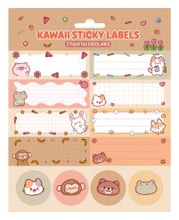 Kawaii - naklejki na zeszyt