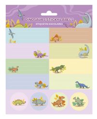 Dinosaurs - naklejki na zeszyt