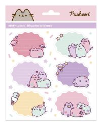 Pusheen - naklejki na zeszyt