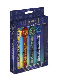 Harry Potter Hogwarts Heraldry - 4 długopisy zmazywalne