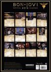 tylna okładka oficjalnego kalendarza na 2013 rok z Bon Jovi