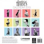 Zdjęcia z wizerunkiem amerykańskiej legendy kina Audrey Hepburn na kalendarzu