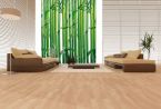 Kompozycja bambusowa na fototapecie papierowej dekoracja do salonu