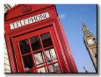 canvas z Big Benem i czerwoną budką telefoniczną