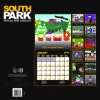 South Park - okładka tylnia- tył kalendarza 2016