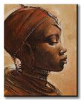 Masai Woman I - Obraz na płótnie autorstwa Sandersa Johnatan'a
