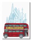 See London By Bus - Obraz na płótnie