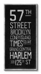 Obraz na płótnie przedstawia najważniejsze ulice Nowego Yorku